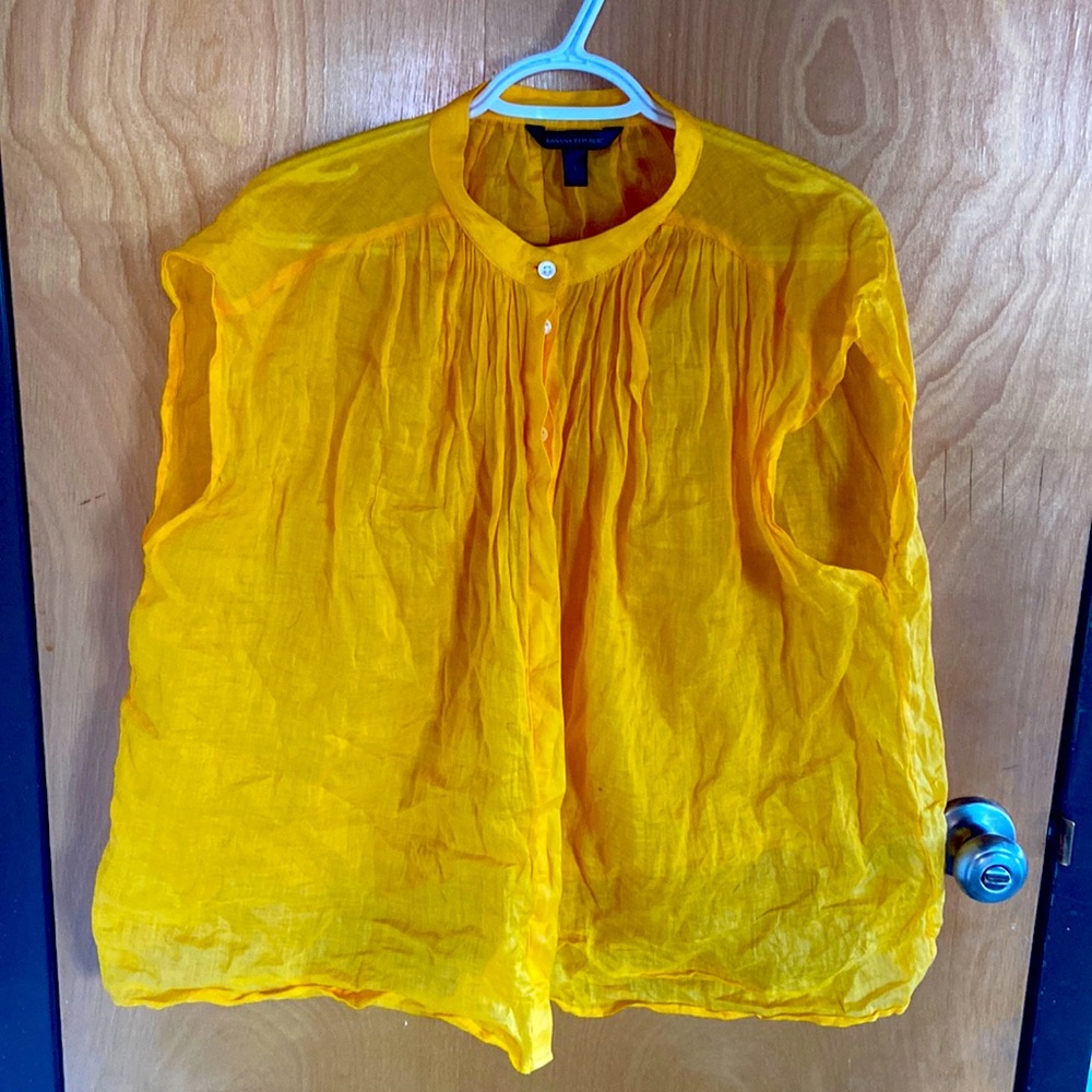 Oversized Rami Shirt in Golden Hour